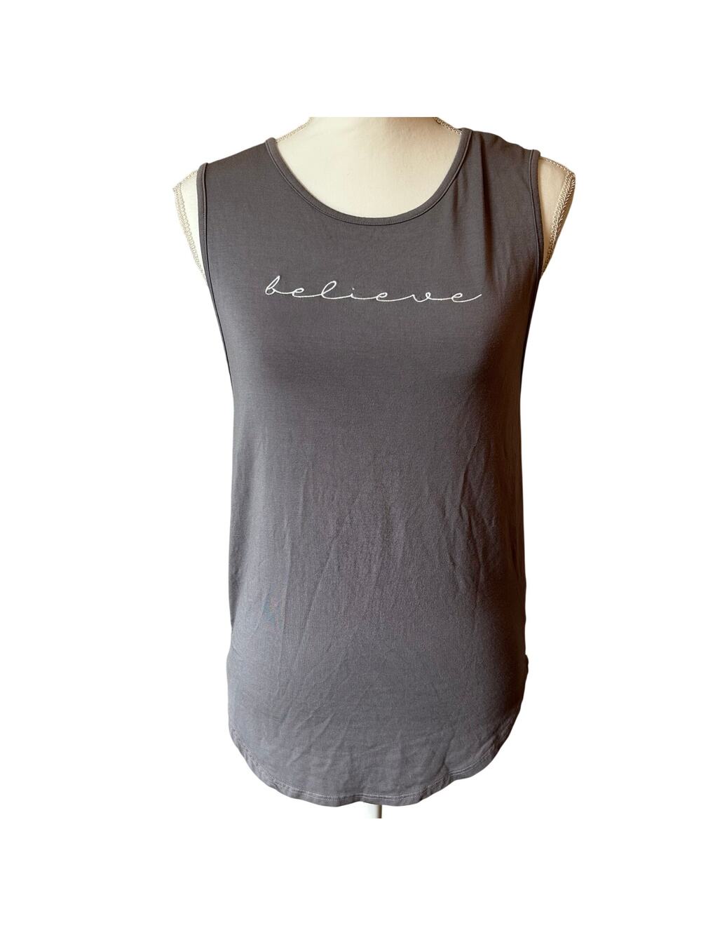 Good hYOUman Believe Soft Modal Tank Top Athleisure Size Small